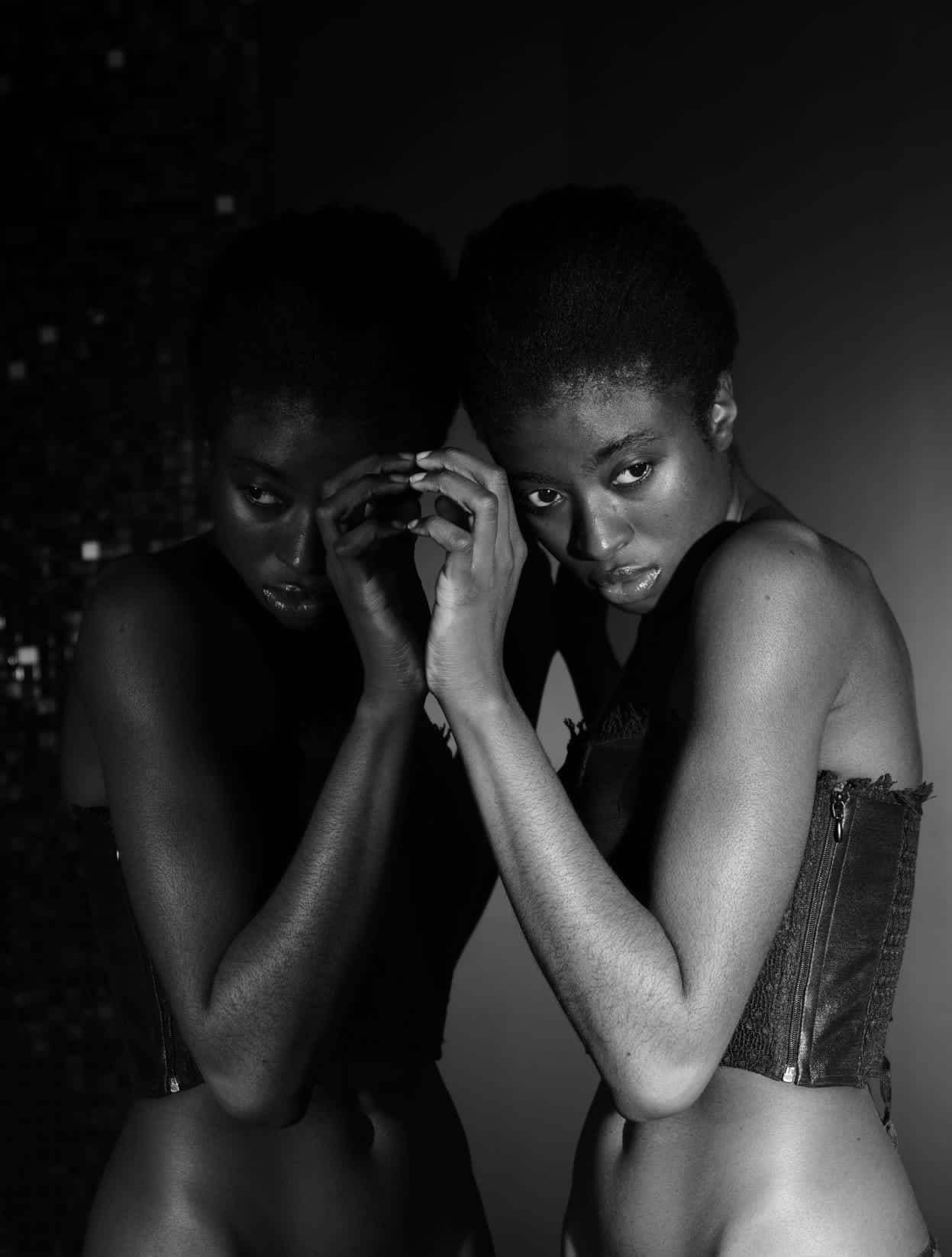 Sisters in Shadow — Monochrome